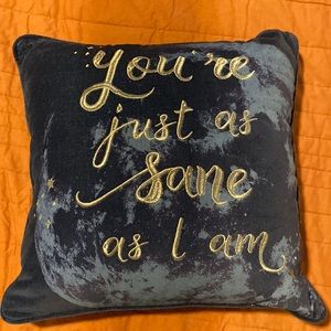 PBTeen Harry Potter You’re Just As Sane As I Am Pillow Cover and Pillow Insert